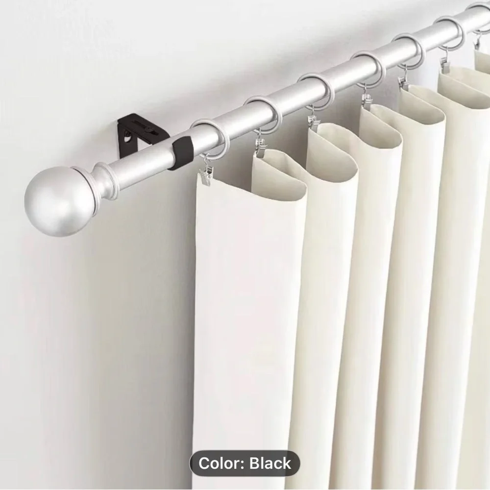 (6) Heavy-duty Adjustable Curtain Rod Bracket  NIB